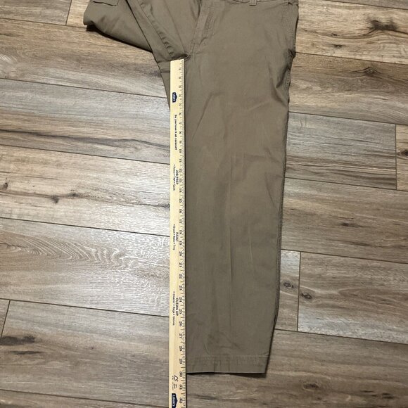 Men's Columbia Regular Fit Twill Pants SZ 40x32 Tan Stretch Casual Outdoor - Picture 5 of 11